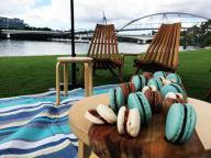Styling goals ... when your macarons match the picnic blanket.