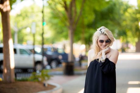 off the shoulder dress for summer