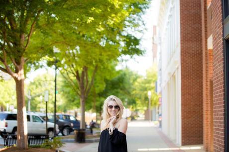 off the shoulder dress for summer