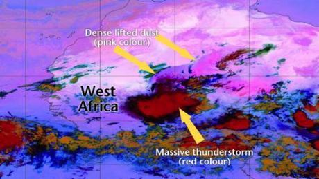 Monster African Thunderstorm Hurls Enormous Haboob at Europe, 100 + Degree (F) Heat to Follow | robertscribbler