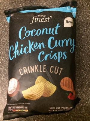 Today's Review: Tesco Finest Coconut Chicken Curry Crisps