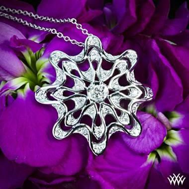 Platinum “Embrace” Diamond Pendant at Whiteflash