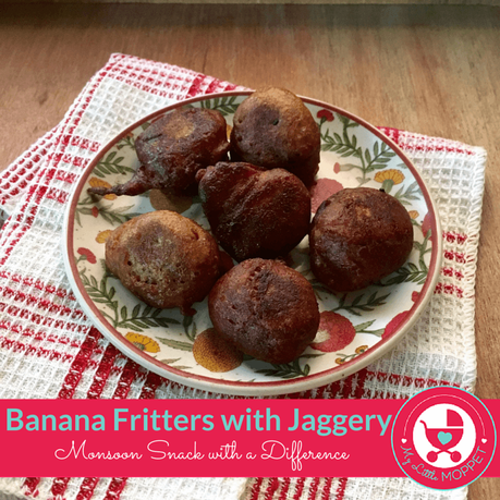 Banana Fritters with Jaggery