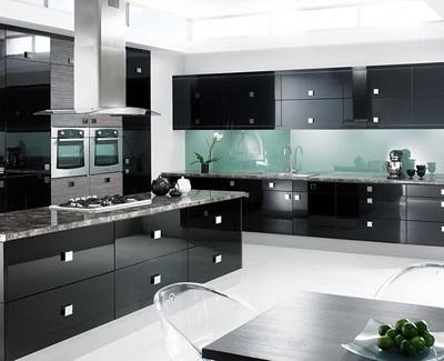 Black Kitchen Cabinet2