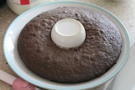 Little Boy Bakes: M & M's Surprise Inside Chocolate Fudge Cake