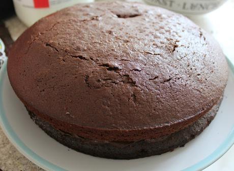 Little Boy Bakes: M & M's Surprise Inside Chocolate Fudge Cake