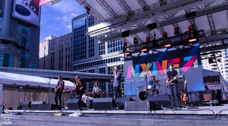 Radio Waves: Fast Romantics Rock Yonge Dundas Square at NXNE 2016!