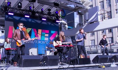 Radio Waves: Fast Romantics Rock Yonge Dundas Square at NXNE 2016!