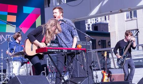 Radio Waves: Fast Romantics Rock Yonge Dundas Square at NXNE 2016!