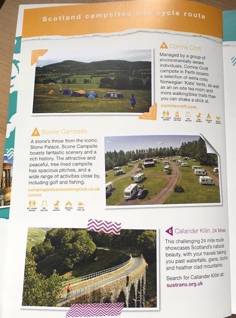 halfords camping guide booklet scotland campsites