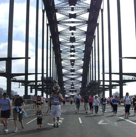 Running Over the Sydney Harbor Bridge