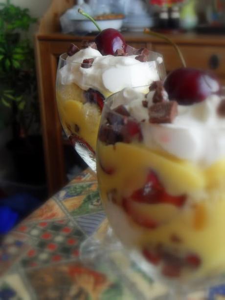 Summer Fresh Cherry Trifle