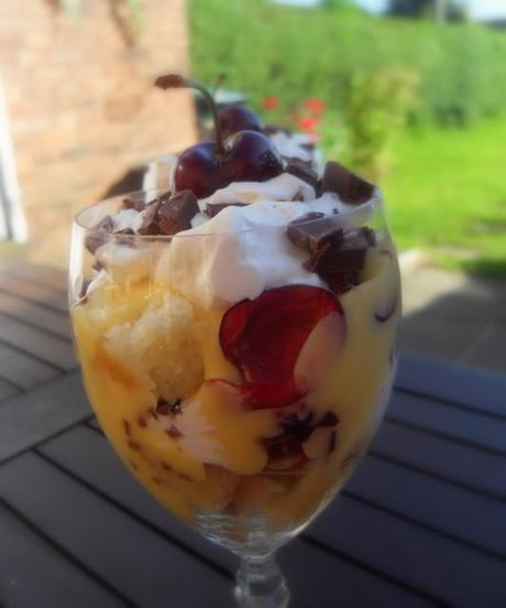 Summer Fresh Cherry Trifle