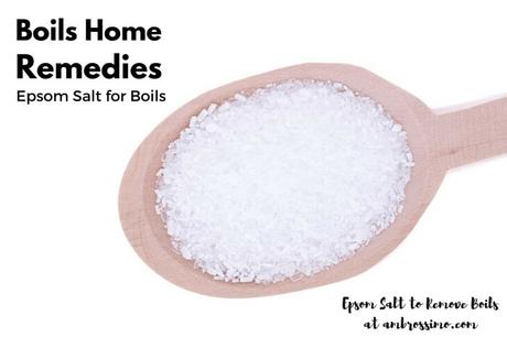 How to Get Rid of Boils with Epsom Salt