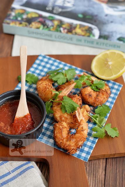 coconut prawns sweet chill ginger dipping sauce