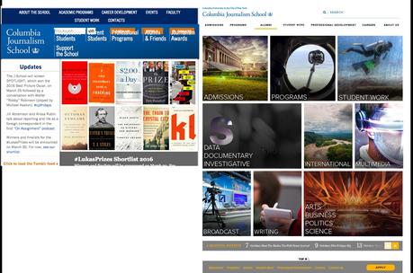 It’s a newly reimagined website for Columbia’s Journalism School