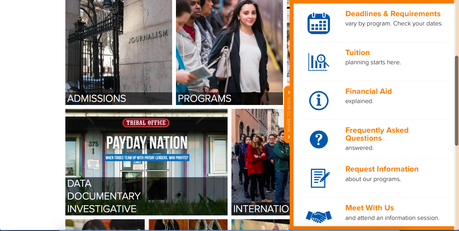 It’s a newly reimagined website for Columbia’s Journalism School