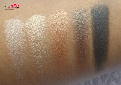 Maybelline Color Sensational 3D Eyeshadow Quint Topaz Gold // Review, Swatches, EOTD