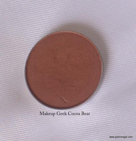 Makeupgeek Cocoa Bear review