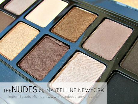 The Nudes Palette from Maybelline New York, The Nudes, Eye shadow palette, affordable neutral eyeshadow, eye shadow palettes in India, Maybelline New york, drug store eye shadows, Indian Beauty Blogger, Indian Makeup Blogger