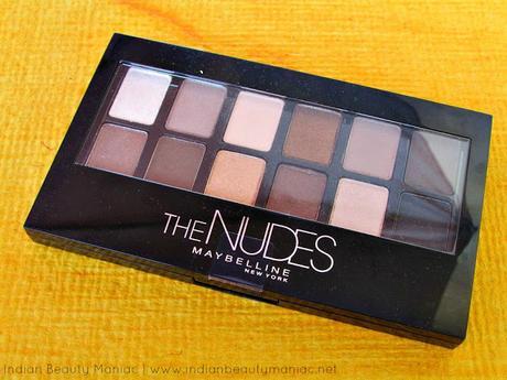 The Nudes Palette from Maybelline New York, The Nudes, Eye shadow palette, affordable neutral eyeshadow, eye shadow palettes in India, Maybelline New york, drug store eye shadows, Indian Beauty Blogger, Indian Makeup Blogger