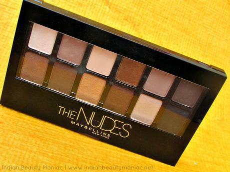 The Nudes Palette from Maybelline New York, The Nudes, Eye shadow palette, affordable neutral eyeshadow, eye shadow palettes in India, Maybelline New york, drug store eye shadows, Indian Beauty Blogger, Indian Makeup Blogger