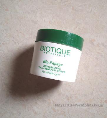 Biotique Bio Papaya Revitalizing Tan Removal Scrub Review!