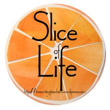 WRITE. Every day in March write a slice of life story on your own blog. SHARE. Link your post in the comments on each daily call for slice of life stories here at TWT. GIVE. Comment on at least three other slice of life stories/blogs.