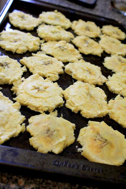 Baked Tostones (Green Plantains)