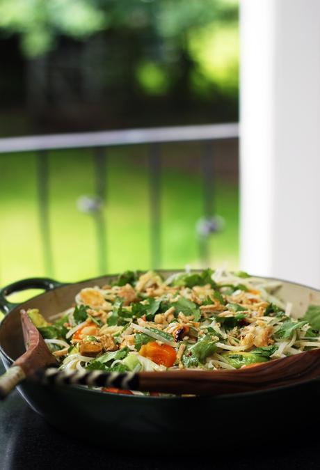 SUMMER NOODLE SALAD.