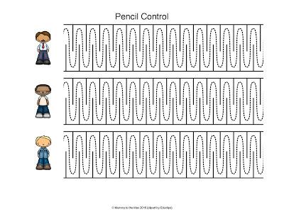 Pencil Control & Free Printable