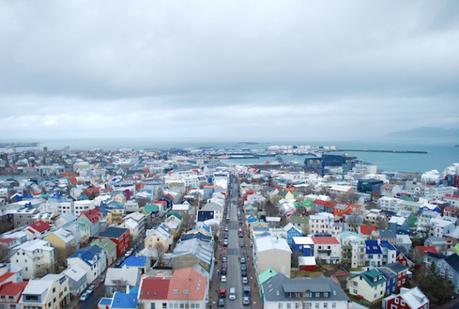 The View from Hallgrímskirkja - Rekjavik Iceland