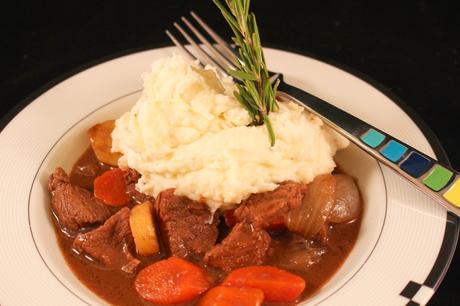 Guinness Irish Beef Stew in a bowl