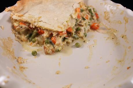 Chicken pot pie almost gone