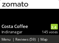 Costa Coffee Menu, Reviews, Photos, Location and Info - Zomato