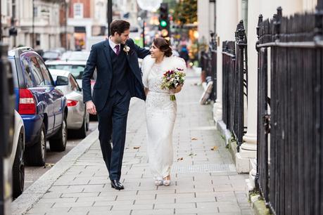 Winter Wedding Tips and Advice Bride and Groom in London