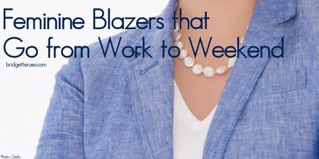 Throwback Thursday: Feminine Blazers, Beach Bags and Printed Palazzos