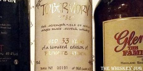 Tobermory 33 Years Label