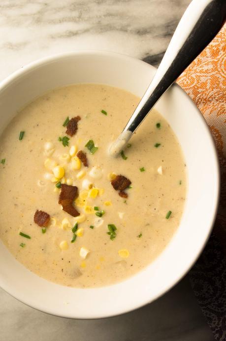 Summer Corn & Bacon Chowder