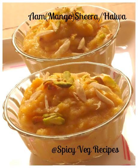 Desserts |Sweets | Mithai Recipes, Fusion, Maharashtrian, Mango, Summer Recipes,halwa, sheera, pudding, mango recipes, indian,