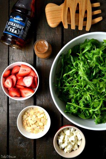 Strawberry, Arugula and Feta Salad