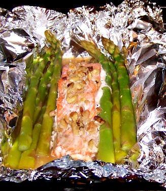 Baked Salmon with Lemon, Thyme, Capers and Feta Cheese