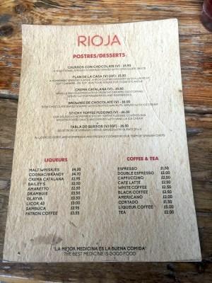 Rioja_Finnieston_Glasgow_dessert_menu