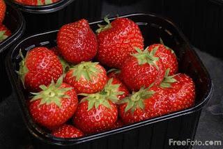 Image: Strawberries, North Yorkshire, UK (c) FreeFoto.com. Photographer: Ian Britton