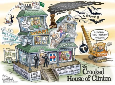 crooked house of Clinton