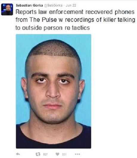 National security expert: cell phone recordings of Orlando shooter talking with co-conspirator