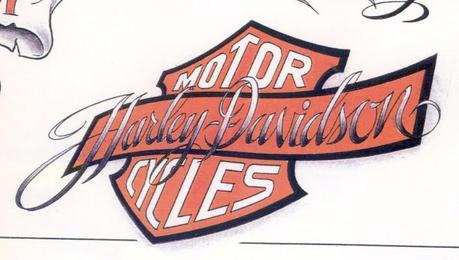 01 Harley Davidson Tattoo and Blueprint