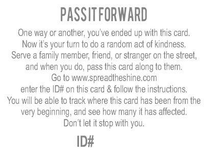 SPECIAL Pass It Forward Reveal :)