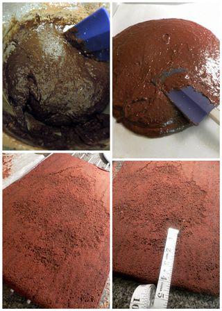 Chocolate Hazelnut Pave Cake - Sheet cake collage