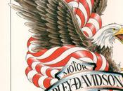 American Eagle Harley Davidson Tattoo with Blueprint